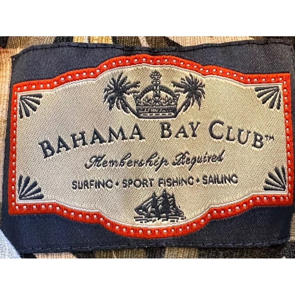 Aloha Friday Bahama Bay Club Men’s Hibiscus Hawaiian Shirt Size Large - Picture 7 of 14